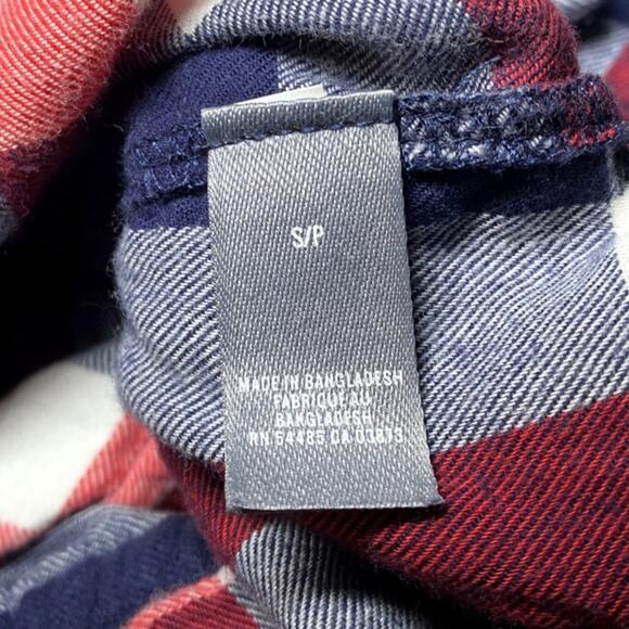 Aerie - Petite Small - Red White Blue Plaid Romper - Great Condition! - Picture 14 of 15